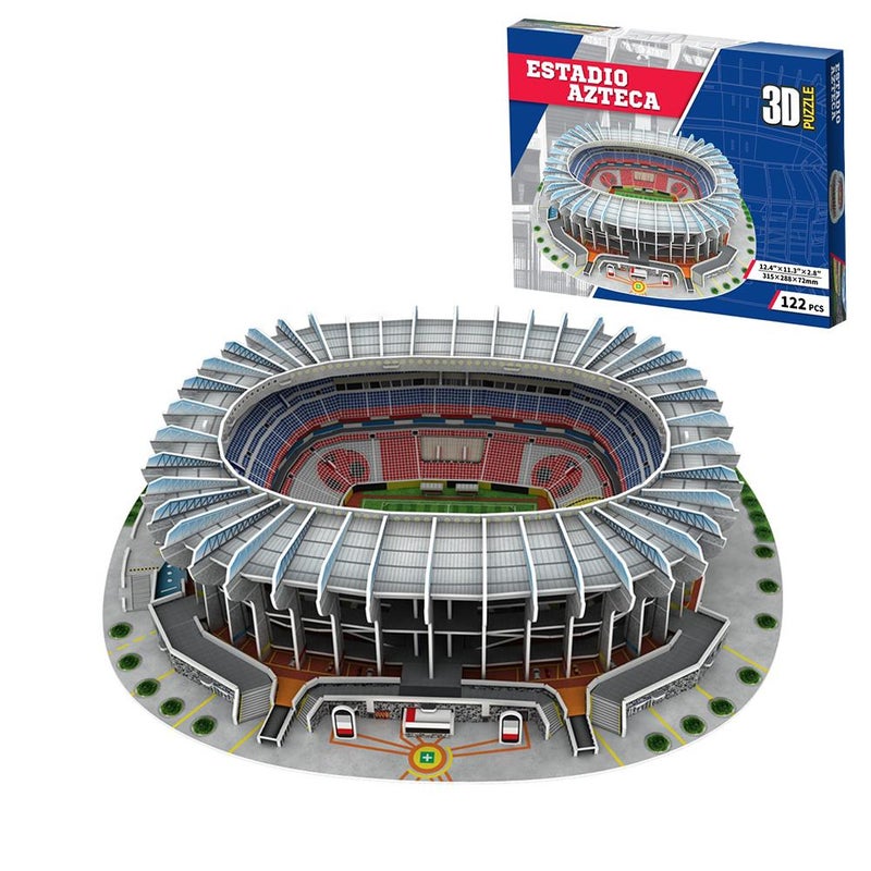 Cross-border 3D jigsaw puzzle football stadium model Real Madrid World Cup DIY building stadium toy gift
